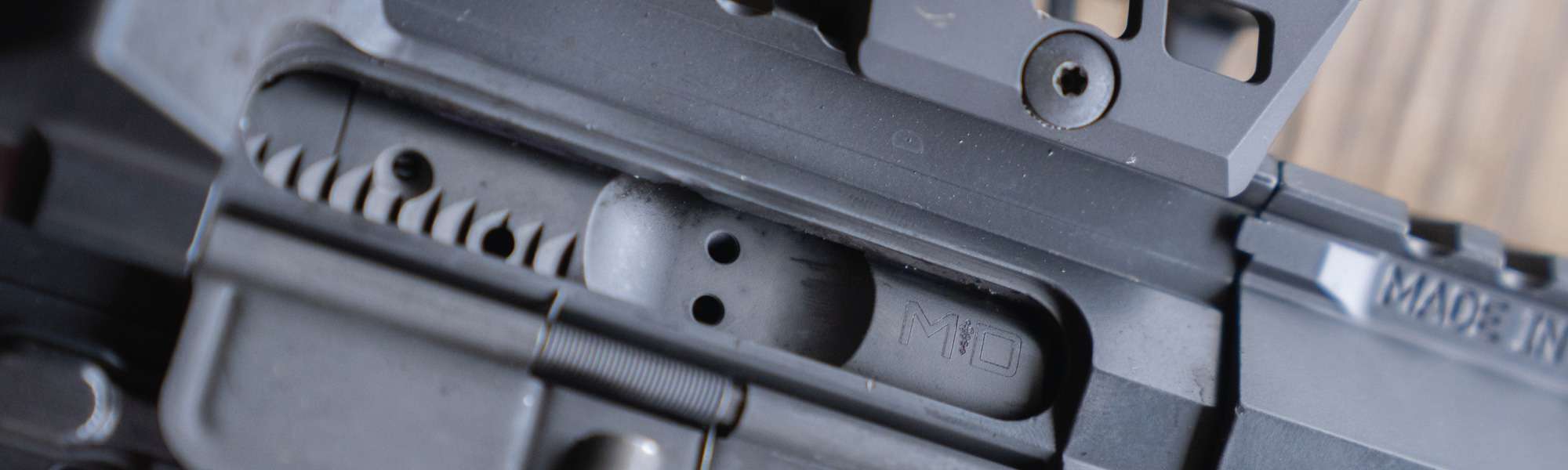 up close view of the MD enhance Bolt Carrier Group BCG