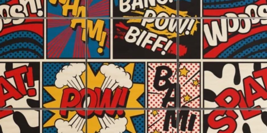 The Mitchell Defense Guarantee wham, bang, pow - comic drawing