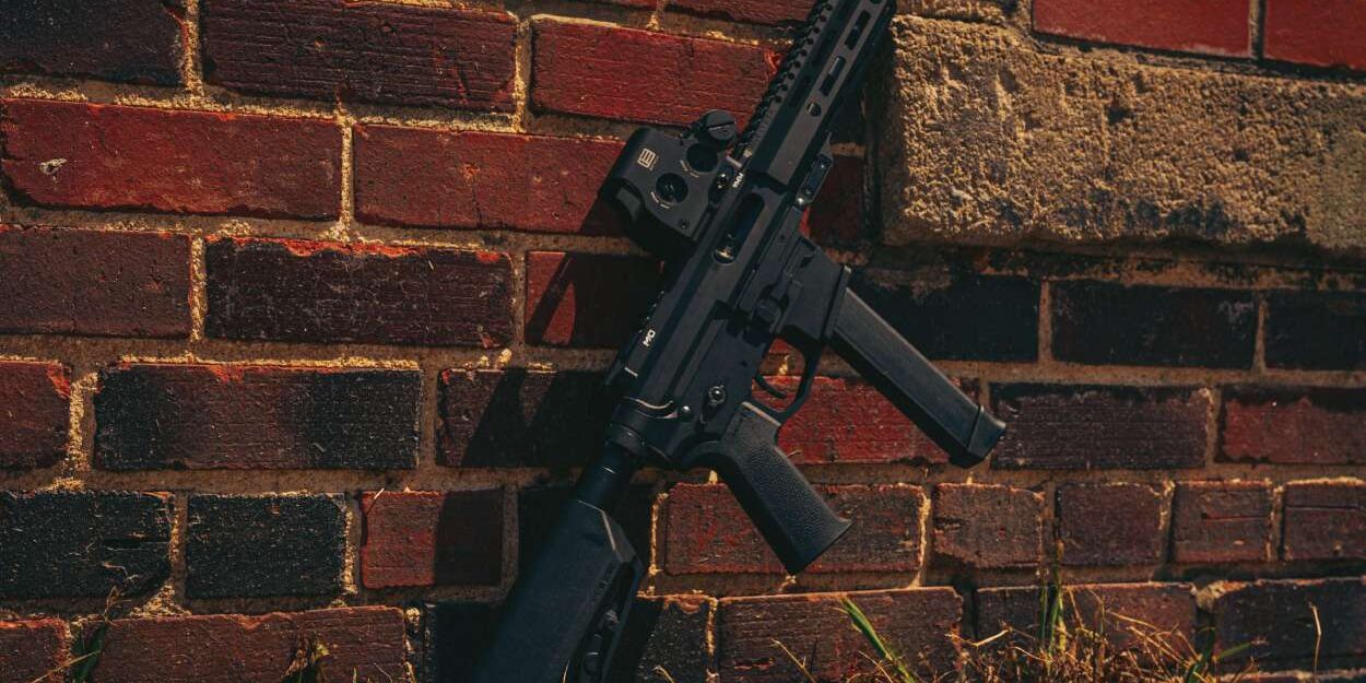 Rat-Dog-PCC-MIL Tactical rat dog PCC leaned against the wall