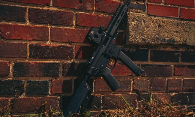 Rat-Dog-PCC-MIL Tactical rat dog PCC leaned against the wall